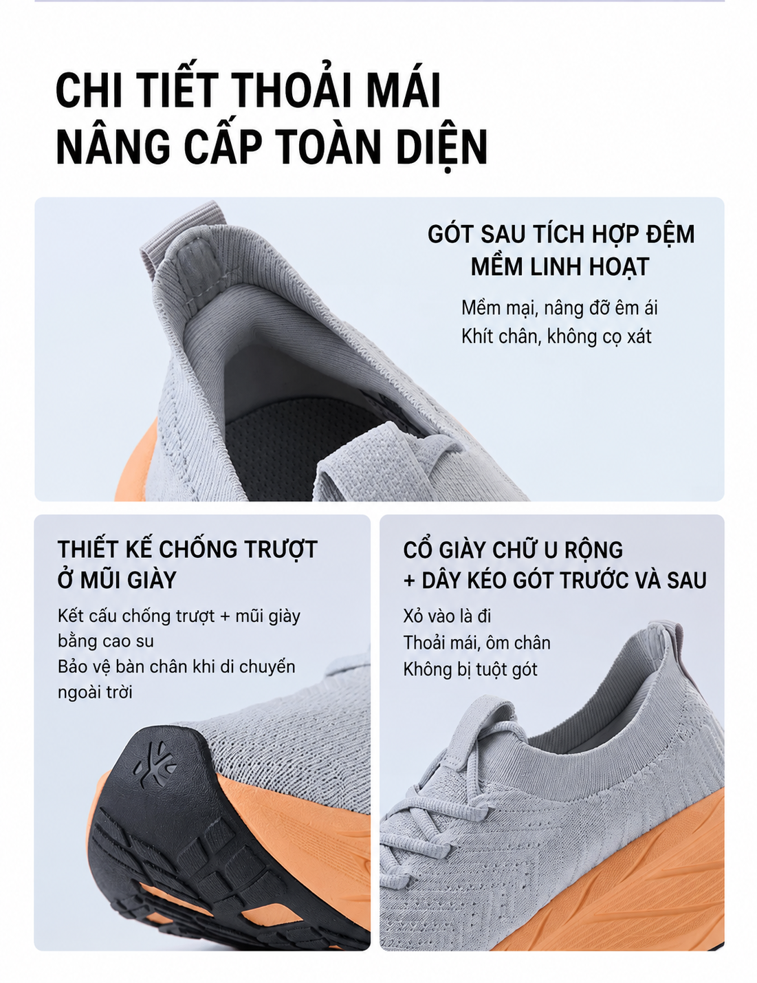  BMAI Giày Chạy Bộ WALK 2.0 XRPM011/XRPM012 - Hãng Chính Hãng - ĐI NHIỀU HƠN, NHẸ CHÂN HƠN 