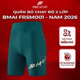  Quần Bó Đùi Chạy Bộ 2 Lớp - BMAI FRSM001 - Nam 2026 
