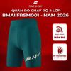  Quần Bó Đùi Chạy Bộ 2 Lớp - BMAI FRSM001 - Nam 2026 