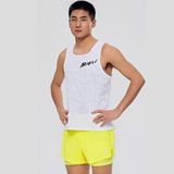  BMAI Quần đùi chạy bộ 2 lớp FRSL003 - Nam - Đen lót vàng 