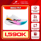  Giày Chạy Bộ BMAI Fly Full Carbon Trắng Gradient Xanh Hồng - Chính Hãng 