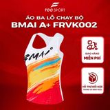  Áo Chạy Bộ BMAI A+ FRVK002 Nữ Trắng - Singlet 52g 