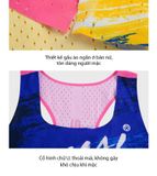  Áo Chạy Bộ BMAI A+ FRVK002 Nữ Trắng - Singlet 52g 