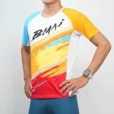  Áo Chạy Bộ BMAI FRTJ001 Nam Xanh Cam - Toray 90g/m² 