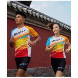  Áo Chạy Bộ BMAI FRTJ001 Nam Xanh Cam - Toray 90g/m² 