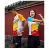  Áo Chạy Bộ BMAI FRTJ001 Nam Xanh Cam - Toray 90g/m² 