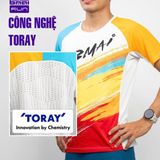  Áo Chạy Bộ BMAI FRTJ001 Nam Xanh Cam - Toray 90g/m² 