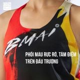  BMAI Áo Chạy Bộ Singlet Nam BMAI A+ FRVL001 –  Siêu Nhẹ 48g, Công nghệ vải 3D giúp da luôn khô thoáng 