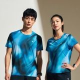  BMAI Áo Thun Thể Thao Chạy Bộ In Hoạ Tiết Quick-Dry FRTM001 - Nam - Mỏng Nhẹ, Thấm Hút Mồ Hôi, Thoáng Khí, Nhanh Khô 