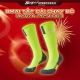  Tất Chạy Bộ Cổ Cao Nén Cơ Chuyên Nghiệp BMAI Ultra PRSL003 Chính Hãng - Ôm Sát Co Giãn, Thoáng Khí Thoát Mồ Hôi Nhanh 