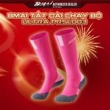  Tất Chạy Bộ Cổ Cao Nén Cơ Chuyên Nghiệp BMAI Ultra PRSL003 Chính Hãng - Ôm Sát Co Giãn, Thoáng Khí Thoát Mồ Hôi Nhanh 