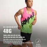  BMAI Áo Chạy Bộ Singlet Nam BMAI A+ FRVL001 –  Siêu Nhẹ 48g, Công nghệ vải 3D giúp da luôn khô thoáng 