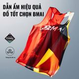  BMAI Áo Chạy Bộ Singlet Nữ BMAI A+ FRVL002 –  Siêu Nhẹ 48g, Công nghệ vải 3D giúp da luôn khô thoáng 