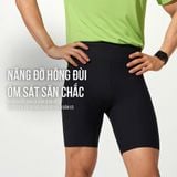  BMAI Quần Bó Cơ Nam Cao Cấp 2 Lớp FRSM011 - Mode 2026 phiên bản cao cấp, Nâng cấp vải kẻ sọc co giãn, Chuyên dụng cho marathon 
