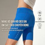  BMAI Quần Bó Cơ Nam Cao Cấp 2 Lớp FRSM011 - Mode 2026 phiên bản cao cấp, Nâng cấp vải kẻ sọc co giãn, Chuyên dụng cho marathon 