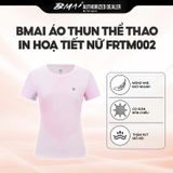  BMAI Áo Thun Thể Thao Chạy Bộ In Hoạ Tiết Quick-Dry FRTM002 - Nữ - Mỏng Nhẹ, Thấm Hút Mồ Hôi, Thoáng Khí, Nhanh Khô 