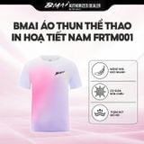  BMAI Áo Thun Thể Thao Chạy Bộ In Hoạ Tiết Quick-Dry FRTM001 - Nam - Mỏng Nhẹ, Thấm Hút Mồ Hôi, Thoáng Khí, Nhanh Khô 