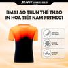  BMAI Áo Thun Thể Thao Chạy Bộ In Hoạ Tiết Quick-Dry FRTM001 - Nam - Mỏng Nhẹ, Thấm Hút Mồ Hôi, Thoáng Khí, Nhanh Khô 