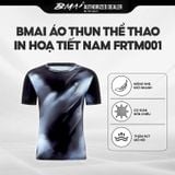  BMAI Áo Thun Thể Thao Chạy Bộ In Hoạ Tiết Quick-Dry FRTM001 - Nam - Mỏng Nhẹ, Thấm Hút Mồ Hôi, Thoáng Khí, Nhanh Khô 