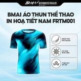 BMAI Áo Thun Thể Thao Chạy Bộ In Hoạ Tiết Quick-Dry FRTM001 - Nam - Mỏng Nhẹ, Thấm Hút Mồ Hôi, Thoáng Khí, Nhanh Khô 