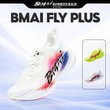  Giày Chạy Bộ BMAI Fly Plus - Hàng Chính Hãng, Carbon plate toàn chiều dài, trọng lượng chỉ 195g, Đệm midsole BoomFly êm ái 