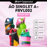  BMAI Áo Chạy Bộ Singlet Nữ BMAI A+ FRVL002 –  Siêu Nhẹ 48g, Công nghệ vải 3D giúp da luôn khô thoáng 