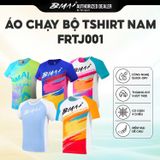  Áo Chạy Bộ BMAI FRTJ001 Nam Xanh Cam - Toray 90g/m² 