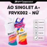  Áo Chạy Bộ BMAI A+ FRVK002 Nữ Trắng - Singlet 52g 