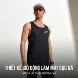 BMAI Áo Chạy Bộ NAM Singlet FRVM005 - NAM - Áo Thi Đấu, Siêu Khô Thoáng, Không Bám Dính 