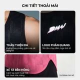  BMAI Áo Chạy Bộ Nữ Singlet FRVM006 - Áo Thi Đấu, Siêu Khô Thoáng, Không Bám Dính 