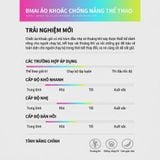  Áo khoác gió thể thao BMAI FRWLO03 - Nam - Nhẹ Tênh – Thoáng Khí – Chống Nắng Hiệu Quả UPF50+ 