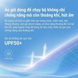  Áo khoác gió thể thao BMAI FRWLO03 - Nam - Nhẹ Tênh – Thoáng Khí – Chống Nắng Hiệu Quả UPF50+ 