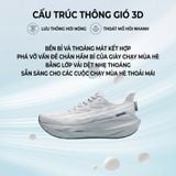  BMAI Giày chạy bộ Expedition 6.0 March XRPM009 - Nâng cấp công nghệ dệt Upper - Hàng Chính Hãng, Phù hợp tập luyện hàng ngày 