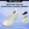  BMAI Giày chạy bộ Expedition 6.0 March XRPM009 - Nâng cấp công nghệ dệt Upper - Hàng Chính Hãng, Phù hợp tập luyện hàng ngày 