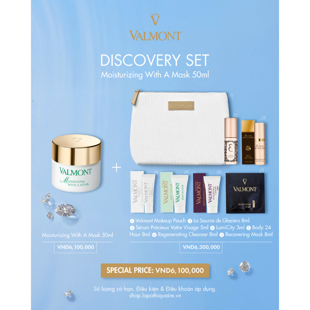 [Độc Quyền] MOISTURIZING WITH A MASK Discovery Set