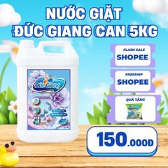 Nước giặt Đức Giang 5kg -Tặng 1 tẩy lồng giặt 150g