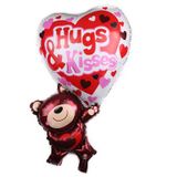  Bong bóng gấu tim I love u 