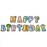  Dây chữ Happy Birthday chủ đề khủng long 