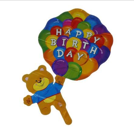  Bong bóng hình gấu cầm bóng bay 