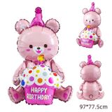  Bong bóng hình gấu cupcake 