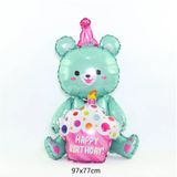 Bong bóng hình gấu cupcake 