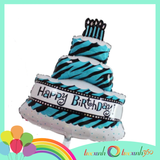  Bong bóng hình bánh sinh nhật size nhỏ 