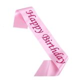  Băng đeo chéo Happy Birthday 