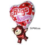  Bong bóng gấu tim I love u 