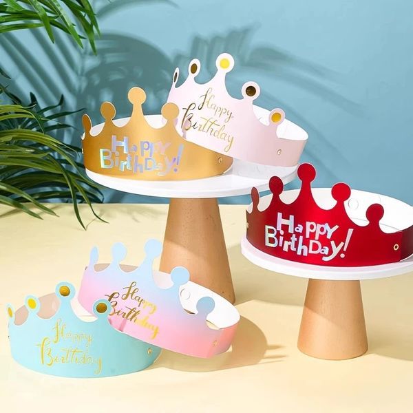  Vương miện happy birthday ép kim 