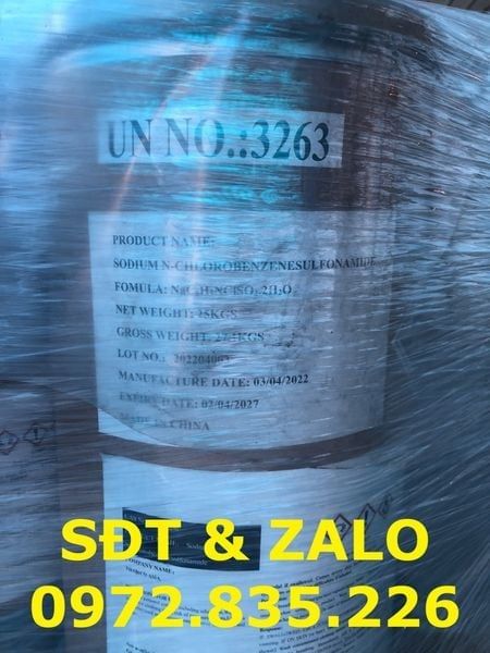 Hóa chất Chloramine B - Cloramin B - Khử trùng, Diệt khuẩn 