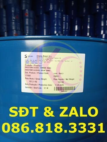  Diacetone Alcohol (DAA) - Cồn Diacetone - C6H12O2 