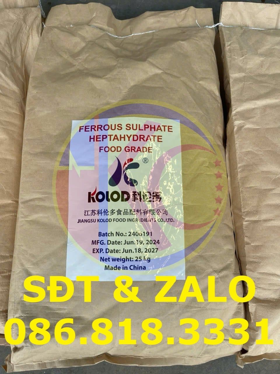  Ferrous Sulphate Heptahydrate FOOD - FeSO4.7H2O FOOD 