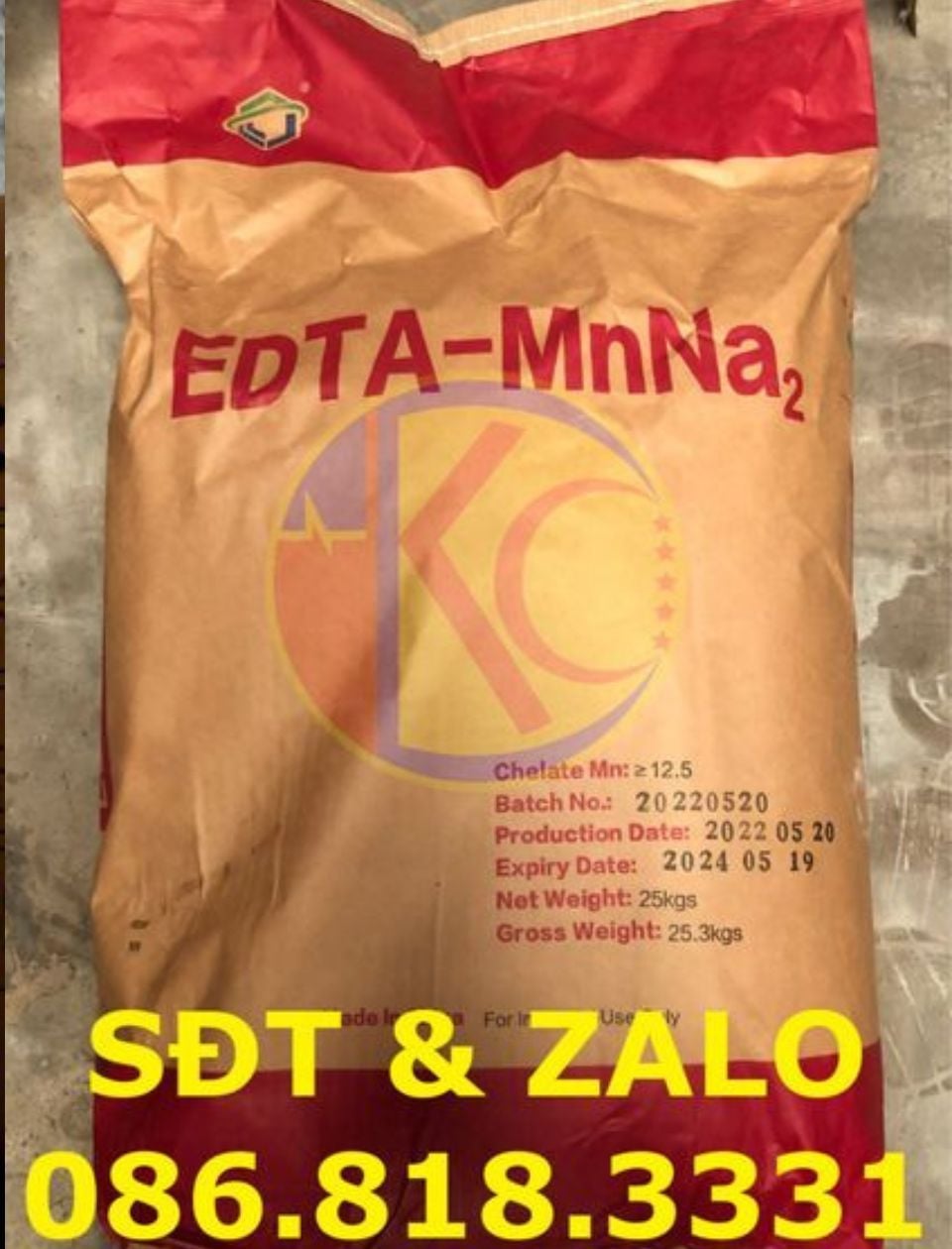  EDTA Manganese - Vi lượng EDTA Mn - Chelate Mangan 