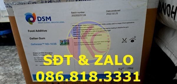  Gellan Gum - E418 - Kẹo cao su Gellan 